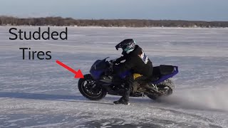 Even bro on a R6 on the ice😎