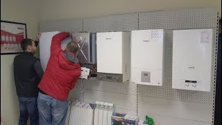 Распаковка котла Viessmann vitopend 100 w 24 kW