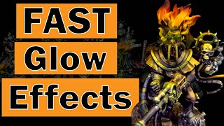 How to paint an easy fire glow for miniatures - OSL Tutorial