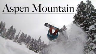 Aspen Mountain Ski Resort! Aspen Snowboarding Powder Colorado Mountain