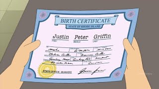 Family Guy - Peters Birth Certificate