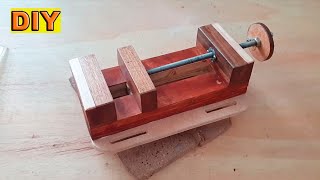 DIY: Wood Drill Press Vise