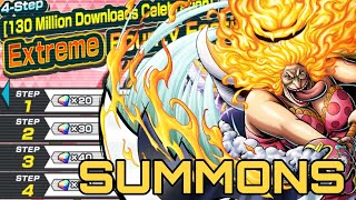 A GRANDE MÃE! - Summons no Banner Extreme 130 MILLIONS #4 - Big Mom EX - One Piece Bounty Rush OPBR