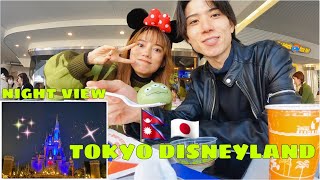 TOKYO DISNEYLAND 2022//Best food+popcorn+rides //spending whole day//INTERNATIONAL COUPLE🇳🇵🇯🇵VLOG32