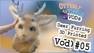 3D Printed Deer Fur Trimming & Antler Making #05