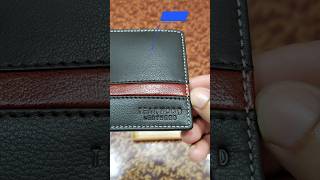 TEAKWOOD LEATHER WALLET BROWN #unboxing #short #shortvideo #myntra #teakwood