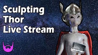 Sculpting Thor | Live Stream Sculpting in Blender