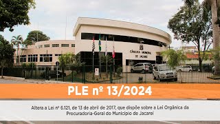 PLE nº 13/2024 - Altera a Lei nº 6.121, Lei Orgânica da Procuradoria-Geral do Município de Jacareí