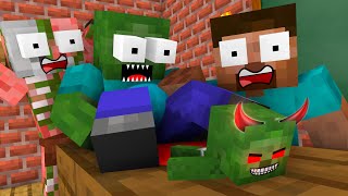 Monster School : Zombie Pregnant - Sad Story - Minecraft Animation