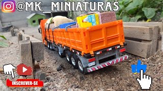 viajando com meu Iveco graneleiro #brinquedos #miniaturas #miniaturasdecaminhão #minis