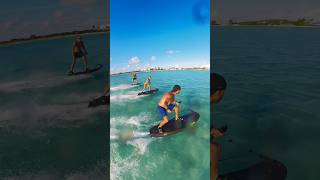 Chasing speed and fun with friends on the endless blue waters!#jetsurfing #jetsurf #turksandcaicos