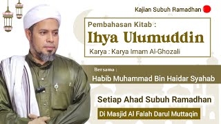 #Rahasia2 Puasa Khusus# Kajian Ramadhan Kitab Ihya Ulumuddin di Masjid DM Al Fallah Pekanbaru