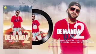 PROMO DEMANDA2 SINGER.BABBU CHANDER lyrics SK SODHI