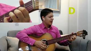 Como tocar LOOR A TI MI DIOS Voceros de Cristo en #Guitarra