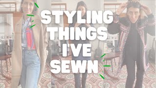 Styling Things I've SEWN | Everyday Looks for Fall