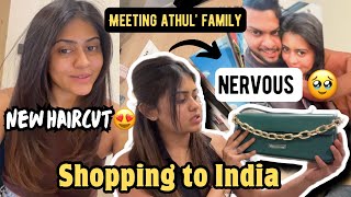 Shop to India, Meeting Athul's Family, New Haircut Vlog