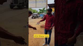 Samsung A54 live water test#youtubeshorts #trending #shortsfeed #samsungmobile #a54