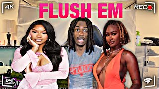 FEMALES RUN THE RAP GAME!!! | MONALEO FLUSH EM FT KALIII(OFFICIAL MUSIC VIDEO)| REACTION