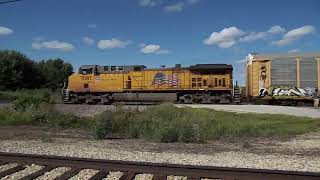 UP 7087 Leads EWGBER passed Seeman Road while at IRM Diesel Days 2024 Day 2