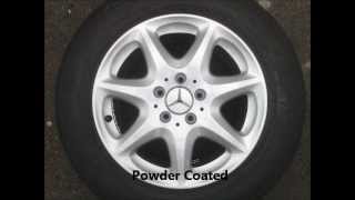 Mercedes Alloys-Full Powder Coating Process.How to repair/refurbish wheels properly.The Wheel Medics