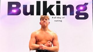 Full day of eating on a Bulk ( back and biceps)