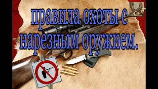 Правила охоты с нарезным оружием.