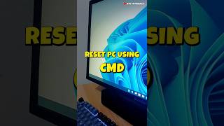 How Factory Reset Using Command Prompt #pctips #tech #reset #factoryreset