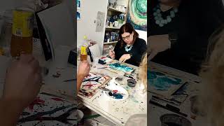 Incontro di Pittura Intuitiva - Segno e Gesto, Action paint