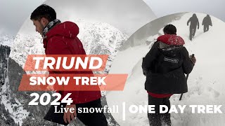 Triund snow trek | triund trek |triund