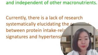 Effect of Relative Protein Intake on Hypertension