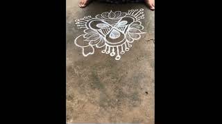 New unique rangoli design