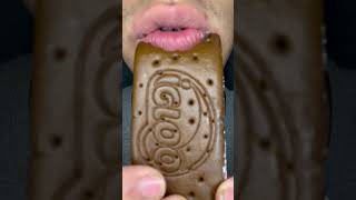 ASMR Eating ice cream sandwich