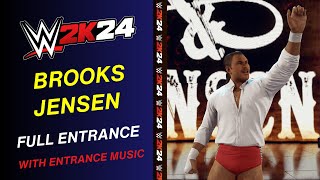 Brooks Jensen WWE 2K24 ENTRANCE - #WWE2K24Brooks Jensen ENTRANCE THEME | WWE 2K24 all entrances