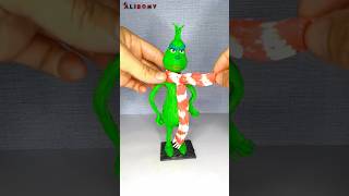 Como Hacer al Grinch Escultura con Plastilina… #shorts #grinch