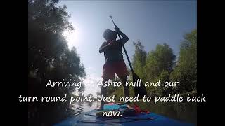 Paddle Boarding on the River Nene July 24