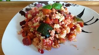 Millet com legumes / Millet with vegetables