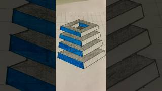 3d illusion drawing 3d blocks drawing time traveller building illusion building structure