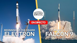 🔴 Lanzamiento DOBLE: Electron de Rocket Lab y Falcon 9 de SpaceX • Directo en español