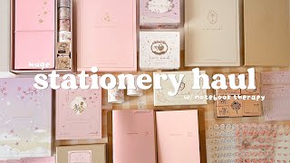 Mega haul de papelería bonita w/ Notebook Therapy 🌸