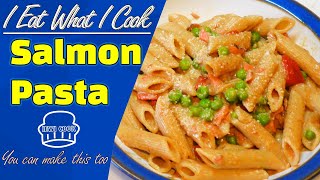 Creamy Salmon Pasta Recipe | Pasta Dish | Penne with Salmon | IEWICOOK