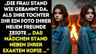 Die Frau war schockiert, als ihre Tochter ihr ein Foto zeigte.Das Mädchen stand neben ihrem Exemplar