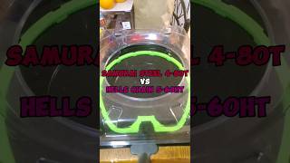 Samurai Steel 4-80T vs Hells Chain 5-60HT | Battle #beybladex