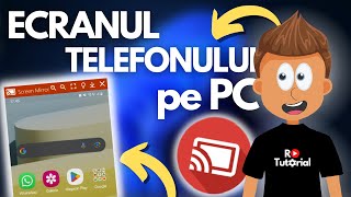 Cum vezi ECRANUL TELEFONULUI pe PC - TUTORIAL ROMÂNĂ