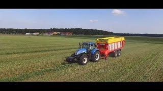 Zbiór sianokiszonki 2019 | II pokos | NewHolland | Pottinger | ENGINE SOUND!