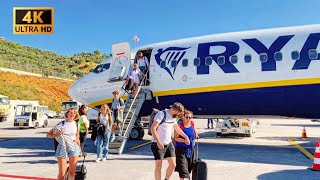 Touchdown in SKIATHOS | RYANAIR FULL 4K flight Experience from Vienna to Skiathos