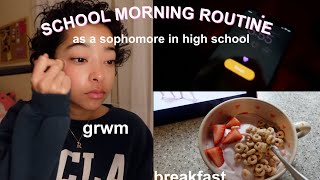 SCHOOL MORNING ROUTING || quick grwm