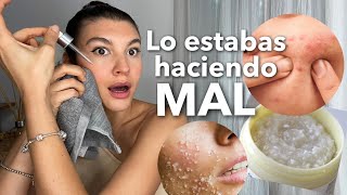 Errores de Skincare que estás cometiendo y probablemente no sabías