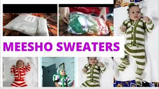 Meesho  sweaters for 0 - 3 months  baby