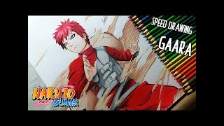 Desenhando o Gaara   Speed Drawing Gaara   Naruto