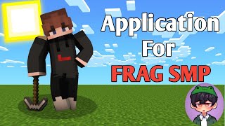 My application For FRAG Smp || @RedHeartParkour #Fragsmp